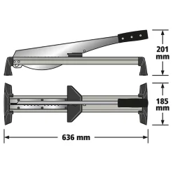 Wolfcraft Presse coupante pour sols stratifiés LC 600- Outils Parquet Et Sol Stratifié