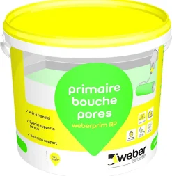 Weber Primaire d'adhérence pour supports absorbants .PRIM RP - Seau de 12 Kg- Joint Carrelage Sol