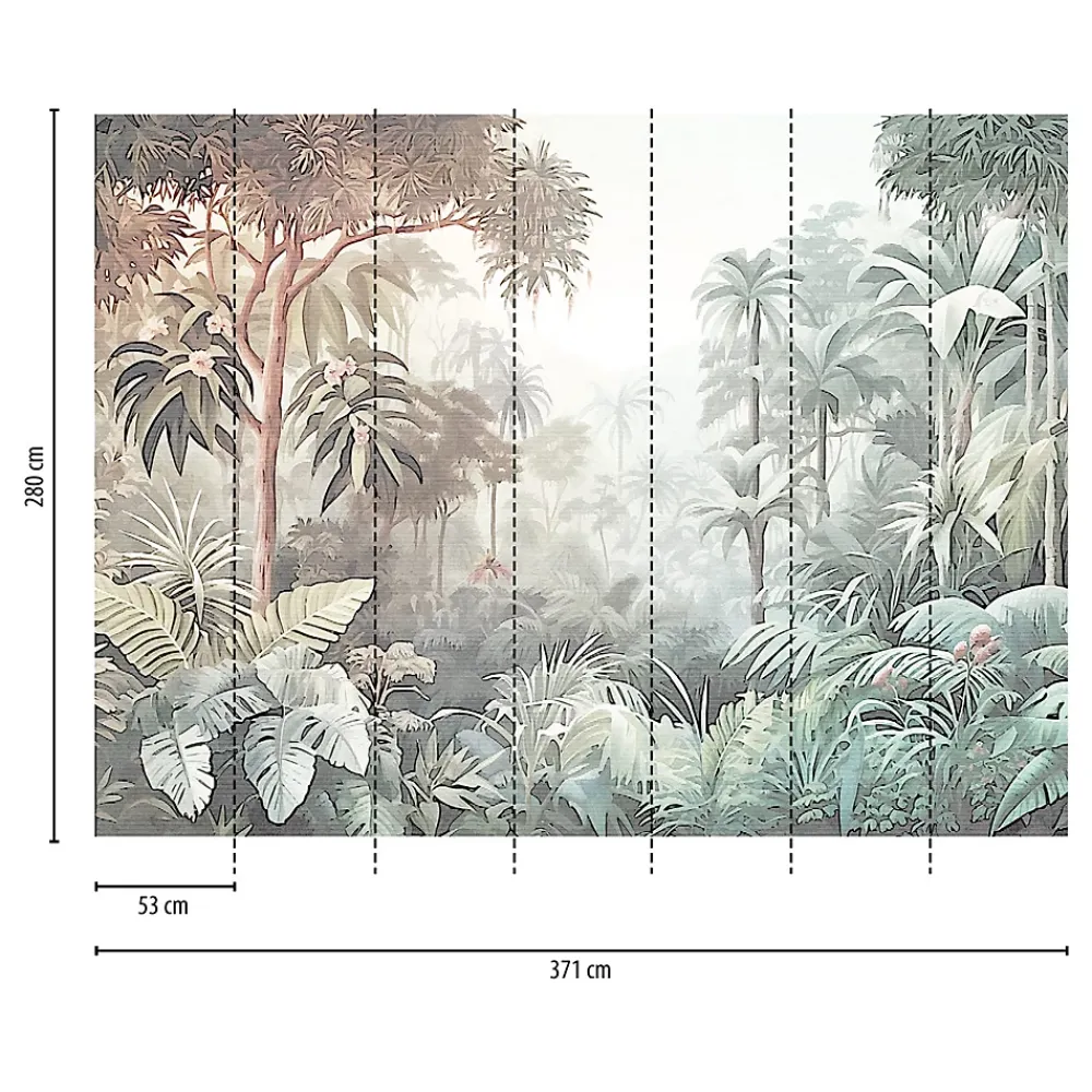 Profhome 399011-GU Papier peint photo lisse mat 3,71 m x 2,8 m- Papier Peint Panoramique