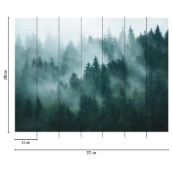 Profhome 398981-GU Papier peint photo lisse mat 3,71 m x 2,8 m- Papier Peint Panoramique