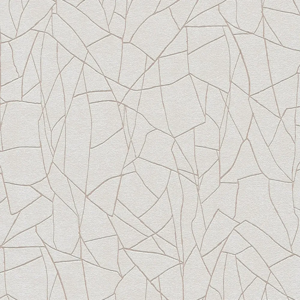 Profhome 399341-GU Papier peint à motifs graphiques légèrement texturé satiné 5,33 m2- Papier Peint