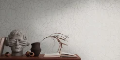 Profhome 399341-GU Papier peint à motifs graphiques légèrement texturé satiné 5,33 m2- Papier Peint