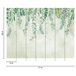 Profhome Papier Peint Panoramique<399071-GU Papier peint photo lisse mat 3,71 m x 2,8 m