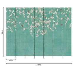 Profhome 399211-GU Papier peint photo lisse mat 3,71 m x 2,8 m- Papier Peint Panoramique