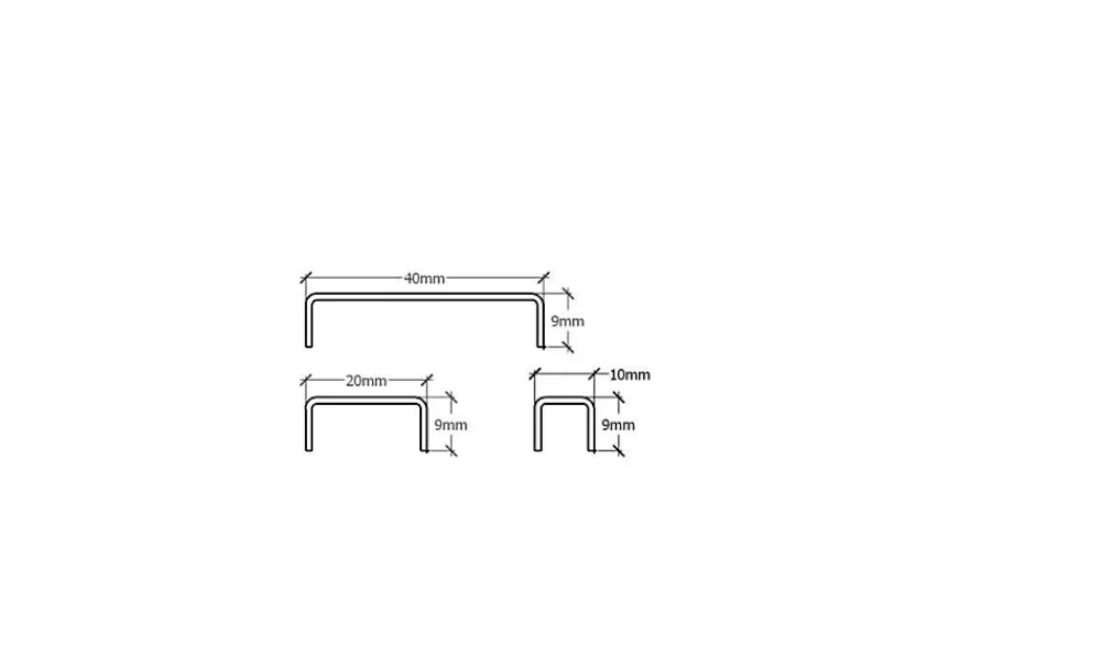 Ilcom Profilé Carrelage<Profilé décoratif C en acier inoxydable pour carrelage Noir satiné - 40 mm x 2700 mm x 0,65 ep.