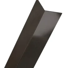 Ilcom Profilé décoratif L Angle extérieur en acier inoxydable 20 mm x 20 mm x 2700 mm - gunmetal- Profilé Carrelage