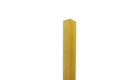 Ilcom Profilé décoratif Li Angle intérieur en acier inoxydable 30 mm x 30 mm x 2700 mm - or satiné- Profilé Carrelage