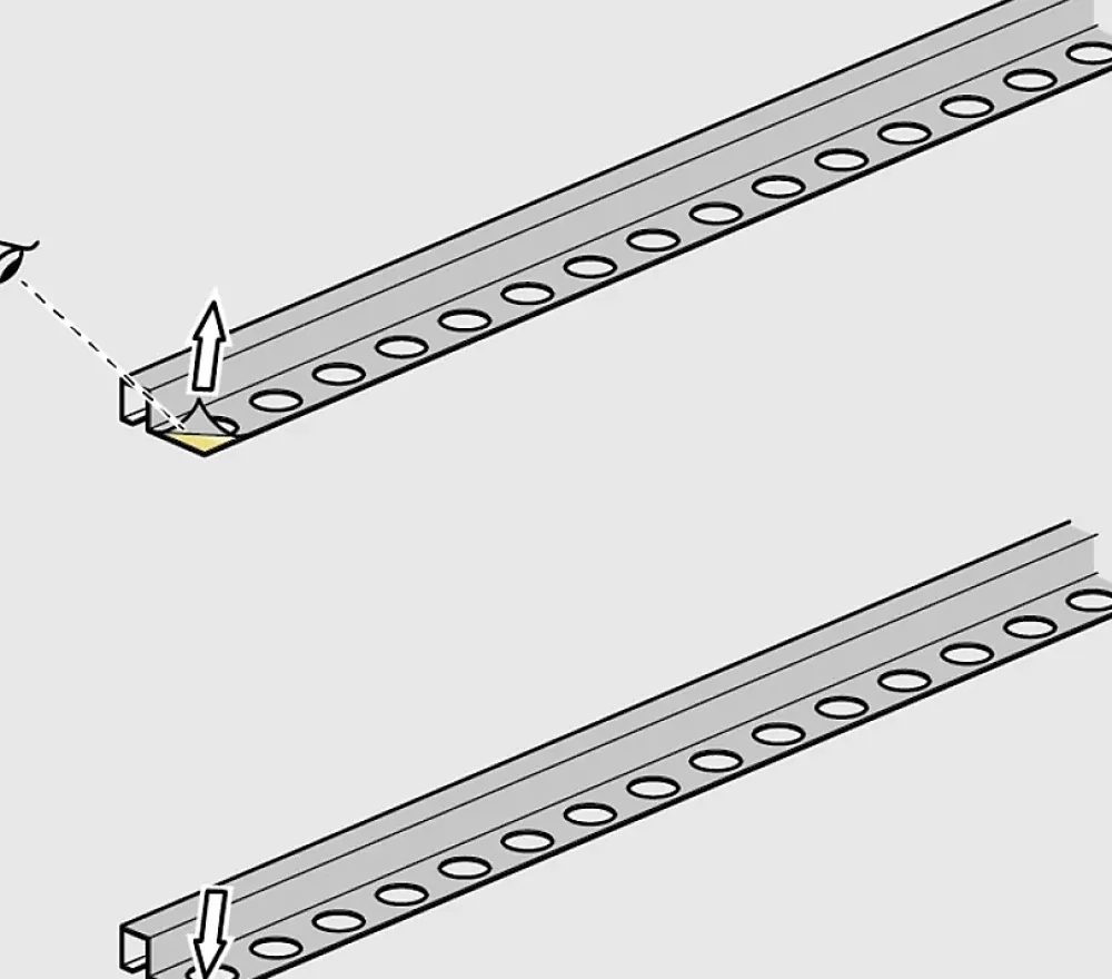 Ilcom Profilé Carrelage<Profilé décoratif Li Angle intérieur en acier inoxydable 30 mm x 30 mm x 2700 mm - cuivre satiné