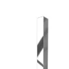 Ilcom Profilé Carrelage<Profilé décoratif Li Angle intérieur en acier inoxydable 30 mm x 30 mm x 2700 mm - argent poli