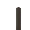 Ilcom Profilé décoratif Li Angle intérieur en acier inoxydable 20 mm x 20 mm x 2700 mm - gunmetal- Profilé Carrelage