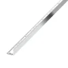 Diall Profilé de carrelage intérieur droit aluminium effet chromé poli L.2,5m x l.2,2cm x ep.10mm- Profilé Carrelage