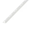 Diall Profilé Carrelage<Profilé de carrelage intérieur rond PVC blanc lisse L.2,5m x l.2,7 cm x ep.9mm