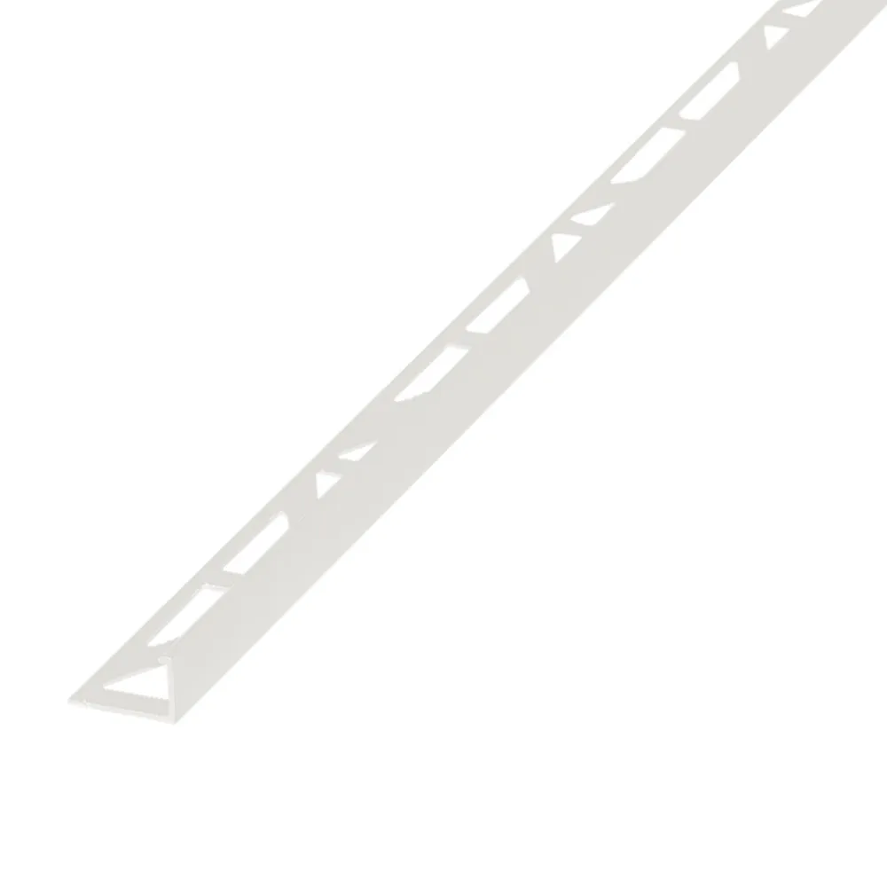 Diall Profilé Carrelage<Profilé de carrelage intérieur angle droit alu 22 mm x 2.5 m gris taupé 21g
