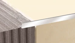 Diall Profilé Carrelage<Profilé de carrelage intérieur droit aluminium effet chromé poli L.2,5m x l.2,2cm x ep.12,5mm