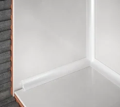 Diall Profilé Carrelage<Profilé de carrelage intérieur rond PVC blanc lisse L.2,5m x l.3cm x ep.6mm
