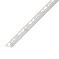 Diall Profilé Carrelage<Profilé de carrelage intérieur rond PVC blanc marbré lisse L.2,5m x l.2,7 cm x ep.9mm