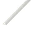 Diall Profilé de carrelage intérieur rond PVC blanc lisse L.1,83m x l. 26,5cm x ep.6 mm- Profilé Carrelage