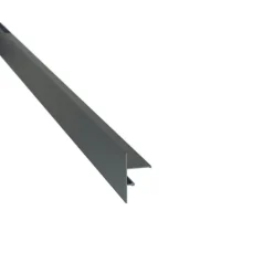 Jouplast Profilé de finition clipsable pour terrasse sur plots - - Gris anthracite - 140- Outils Parquet Et Sol Stratifié