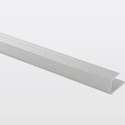 GoodHome Profilé De Rénovation Pour Sol<Profilé de finition en U en aluminium pour sol , décor métal mat 15,5 x 1 800 mm
