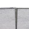 Schulte Profilé de jonction invisible H.255 x 3,3 cm, aluminium, argent, Deco Design vendu par 2- Panneau Mural De Salle De Bains
