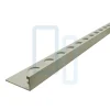 Lux Mosaic Profilé Carrelage<Profilé LAQUÉ BLANC MAT INTÉRIEUR/EXTÉRIEUR 9,5mm décoratif pour Carrelage Mural. Aluminium Laqué L.2,60m x 9,5mm. Luxury White
