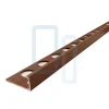 Lux Mosaic Profilé LAQUÉ OXYDE INTÉRIEUR/EXTÉRIEUR 9,5mm décoratif pour Carrelage Mural. Aluminium Laqué L.2,60m x 9,5mm. Luxury Oxyde- Profilé Carrelage