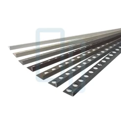 Lux Mosaic Profilé MAT GREIGE-GRIS INT/EXT décoratif pour Carrelage Mural. Aluminium Laqué L.2,60m x 9,5mm. Luxury Greige- Profilé Carrelage