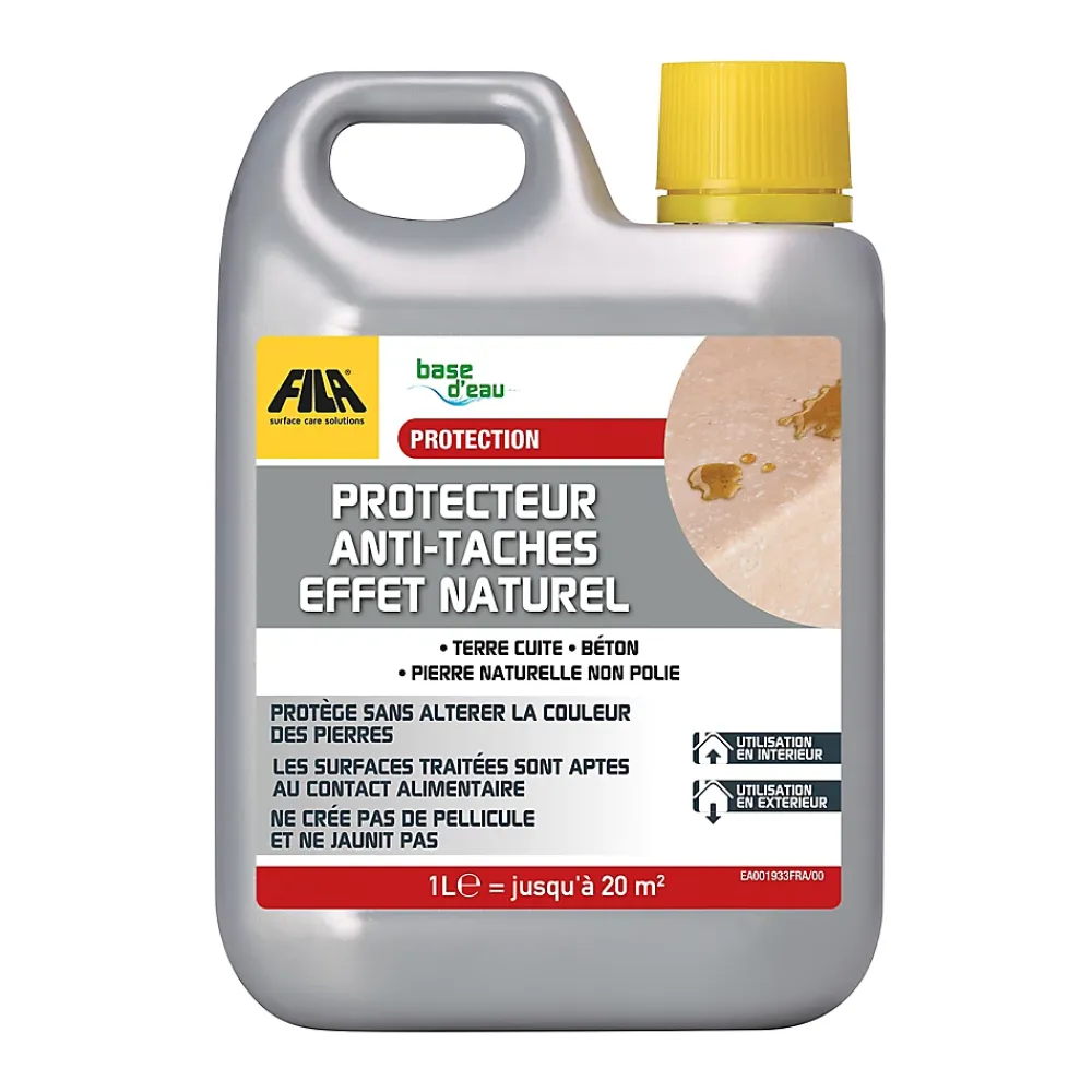 Fila Protecteur anti-taches effet naturel 1L- Profilé De Rénovation Pour Sol|Outils Du Carreleur