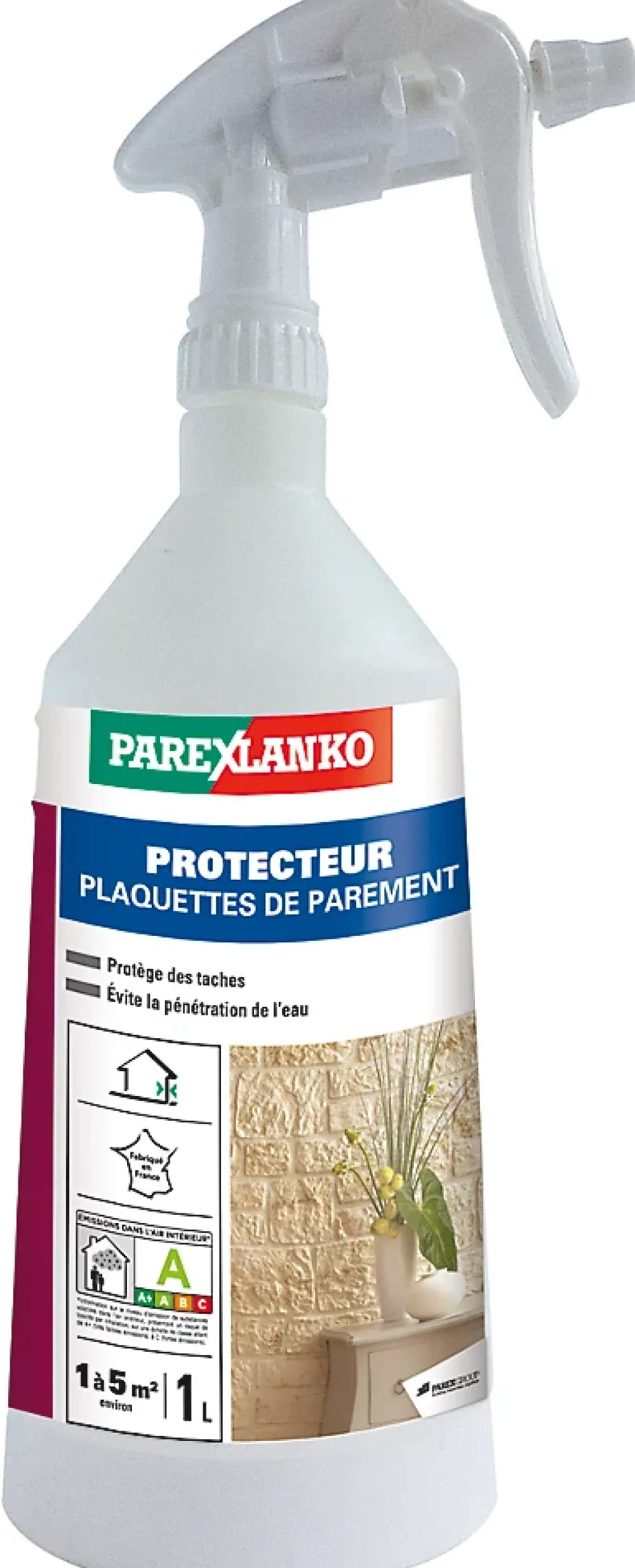 Parexlanko Protecteur plâtre et béton intérieur et extérieur 1L- Plaquette De Parement|Plaquette De Parement