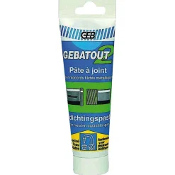 Geb Pâte à joint atout 2 en tube de 125ml - - 103981- Ragréage Et Primaire Pour Carrelage