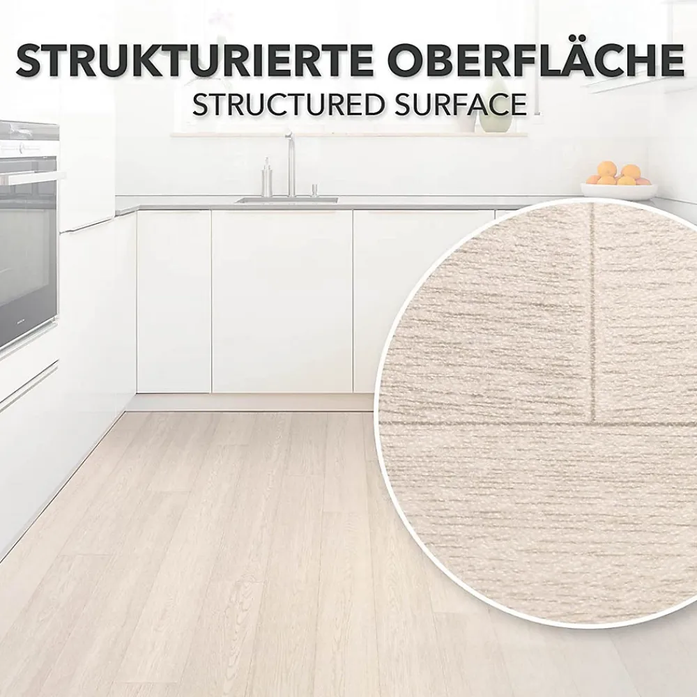 Floordirekt Dalle Pvc Garage<Pure Oak 009s Aspect Bois carrelage Revêtement de Sol, 100 x 450 cm
