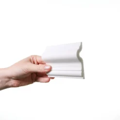 Orac Decor Moulure Et Rosace De Plafond<PX202 Cimaise murale - 7,5x2,0x200cm (h x p x L) - moulure décorative polymère Pack 2 pièces