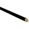 Quart de rond en MDF noir Ep.14mm L.2,40m- Moulure