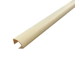 Moulure<Quart de rond pvc blanc 18 x 18 mm L.2,4 m