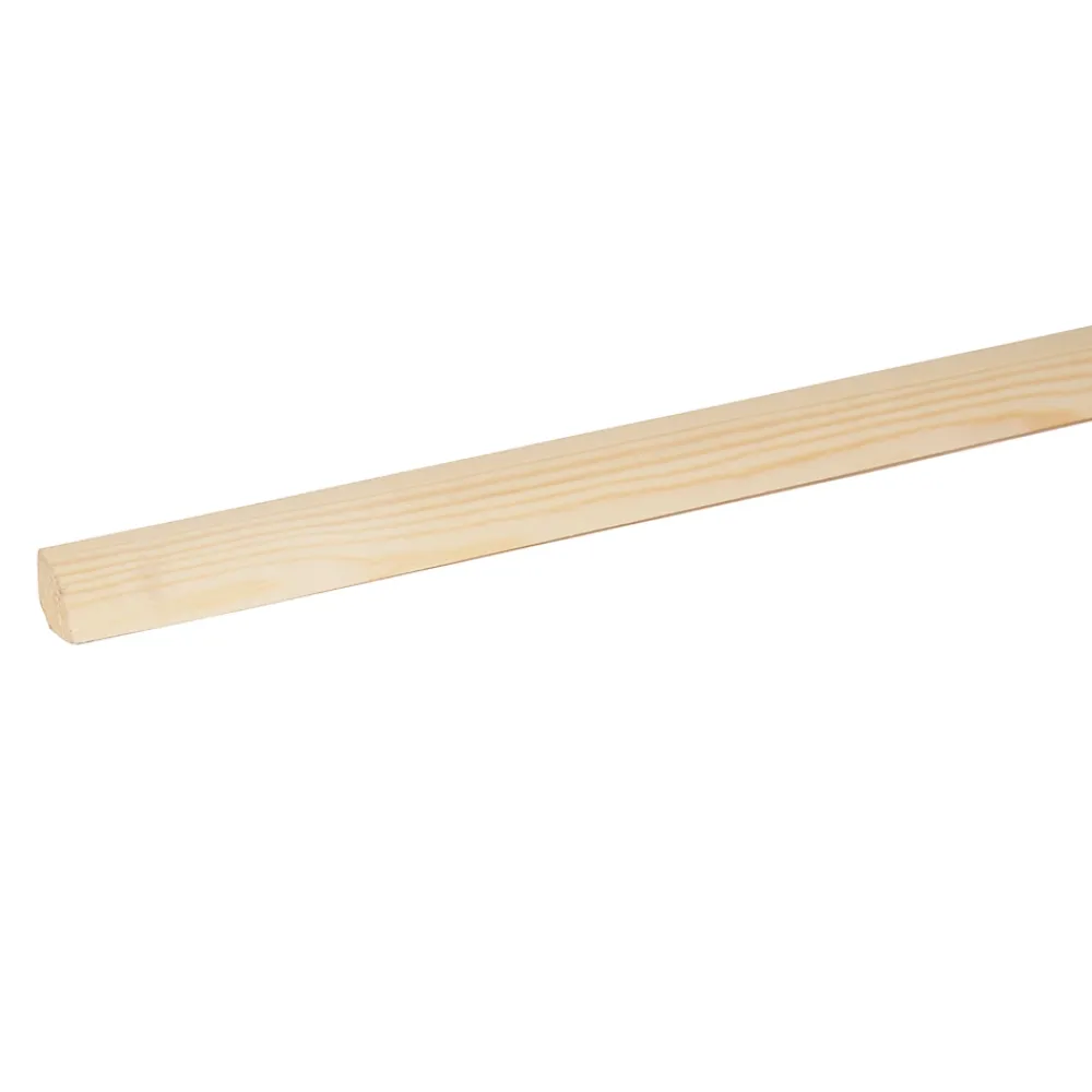 Moulure<Quart de rond raboté pin 27 x 27 mm L.2,4 m
