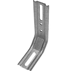 GAH Alberts Équerre 3 pans galva 55 x 30 x 72 mm vendue par 6 pièces- Bois De Charpente