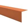 Quest Cornière PVC 20x20 mm de protection et de décoration, baguette d'angle de finition, profilé L, KT, rigide, brique, 150 cm- Plinthe Pour Sol En Vinyle Et Pvc