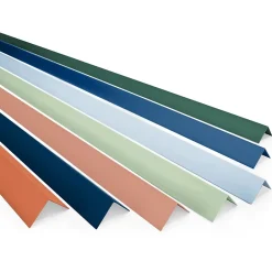 Quest Cornière PVC 20x20 mm de protection et de décoration, baguette d'angle de finition, profilé L, KT, rigide, brique, 150 cm- Plinthe Pour Sol En Vinyle Et Pvc