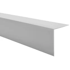 Quest Plinthe Pour Sol En Vinyle Et Pvc<Cornière PVC 40x40 mm de protection et de décoration, baguette d'angle de finition, profilé L, KT, rigide, gris, 100 cm
