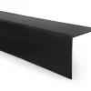 Quest Plinthe Pour Sol En Vinyle Et Pvc<Cornière PVC 20x20 mm de protection et de décoration, baguette d'angle de finition, profilé L, KT, rigide, noir, 200 cm