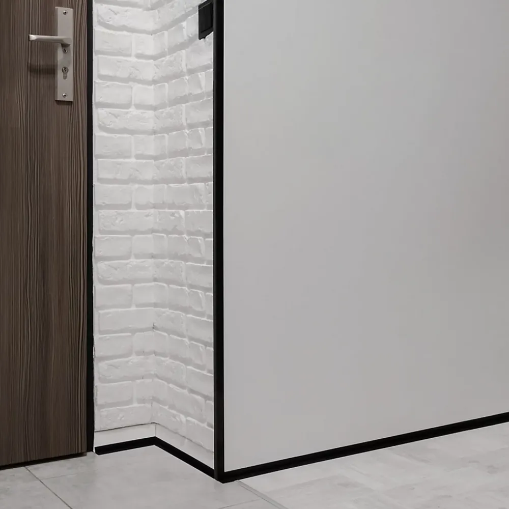 Quest Plinthe Pour Sol En Vinyle Et Pvc<Cornière PVC 35x35 mm de protection et de décoration, baguette d'angle de finition, profilé L, KT, rigide, l'or, 100 cm