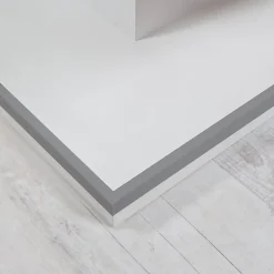 Quest Plinthe Pour Sol En Vinyle Et Pvc<Cornière PVC 50x50 mm de protection et de décoration, baguette d'angle de finition, profilé L, KT, rigide, gris, 200 cm