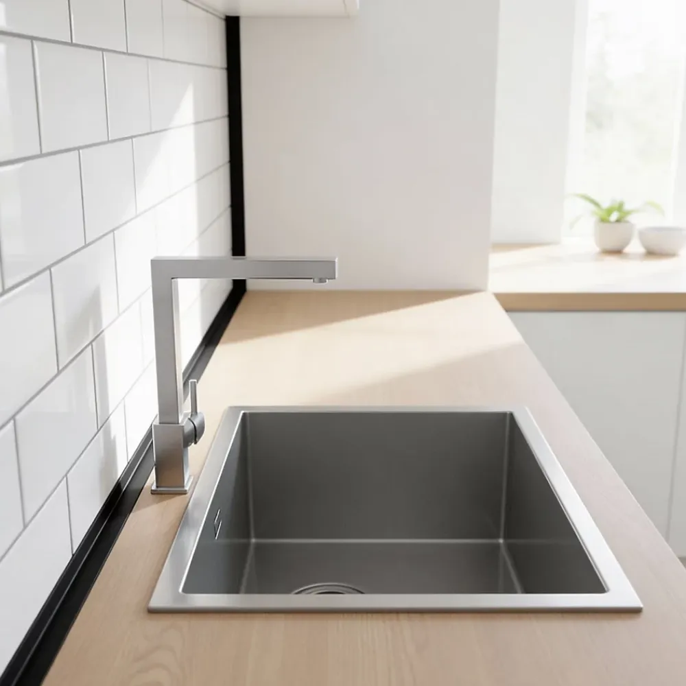 Quest Plinthe Pour Sol En Vinyle Et Pvc<Cornière PVC 50x50 mm de protection et de décoration, baguette d'angle de finition, profilé L, KT, rigide, gris, 200 cm