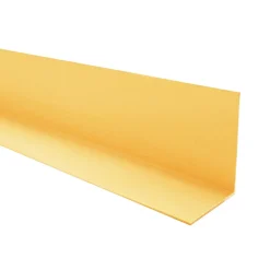 Quest Plinthe Pour Sol En Vinyle Et Pvc<Cornière PVC 50x50 mm de protection et de décoration, baguette d'angle de finition, profilé L, KT, rigide, l'or, 200 cm