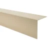 Quest Plinthe Pour Sol En Vinyle Et Pvc<Cornière PVC 50x50 mm de protection et de décoration, baguette d'angle de finition, profilé L, KT, rigide, beige, 150 cm