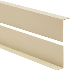 Quest Plinthe Pour Sol En Vinyle Et Pvc<Cornière PVC 50x50 mm de protection et de décoration, baguette d'angle de finition, profilé L, KT, rigide, beige, 150 cm
