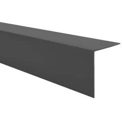 Quest Plinthe Pour Sol En Vinyle Et Pvc<Cornière PVC 30x30 mm de protection et de décoration, baguette d'angle de finition, profilé L, KT, rigide, gris foncé, 100 c