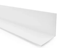 Quest Plinthe Pour Sol En Vinyle Et Pvc<Cornière PVC 40x40 mm de protection et de décoration, baguette d'angle de finition, profilé L, KT, rigide, blanc, 100 cm