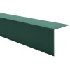 Quest Cornière PVC 15x15mm de protection et de décoration, baguette d'angle de finition, profilé L, KT, rigide, vert, 200 cm- Plinthe Pour Sol En Vinyle Et Pvc