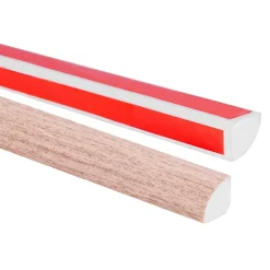 Quest Moulure<Moulure Décorative Adhesive 10 mm, Quart de Rond PVC flexible - 3 mètres, chêne clair